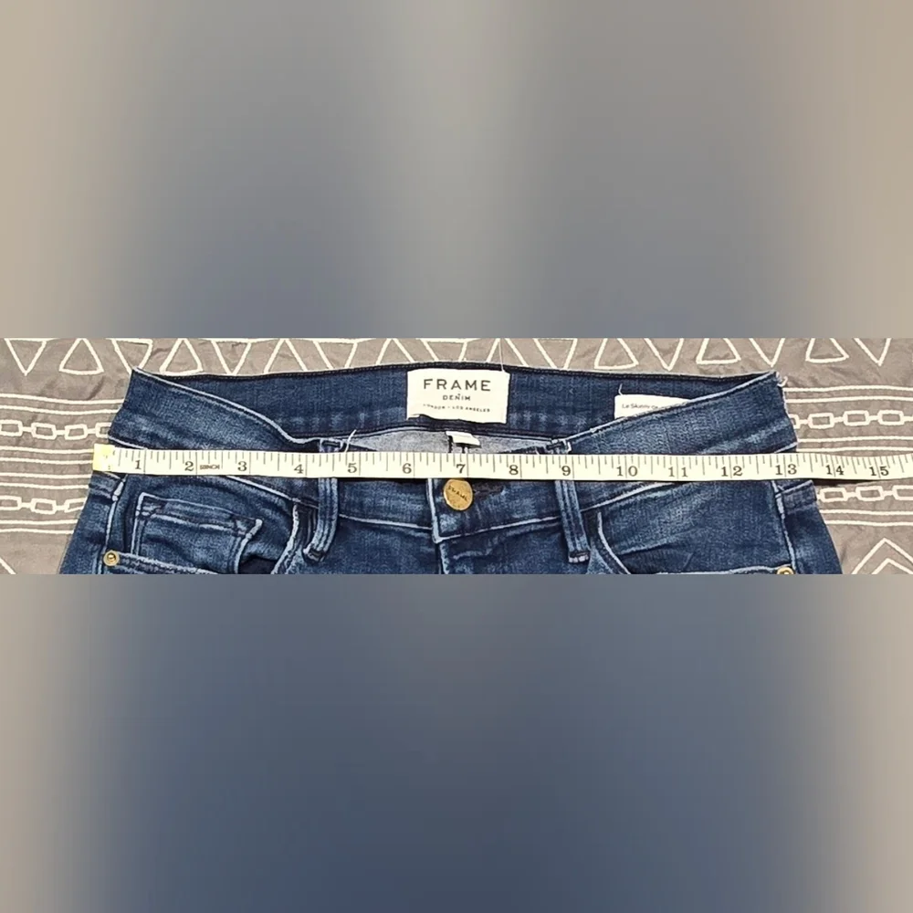 FRAME Le Skinny De Jeanne Cropped Jean Size 28 - Picture 5 of 7
